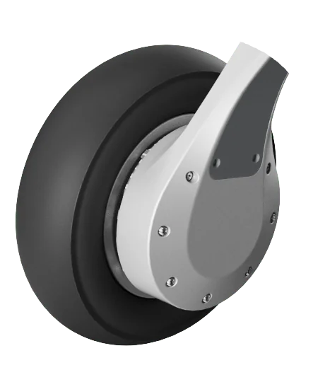 B2-W single wheel assembly